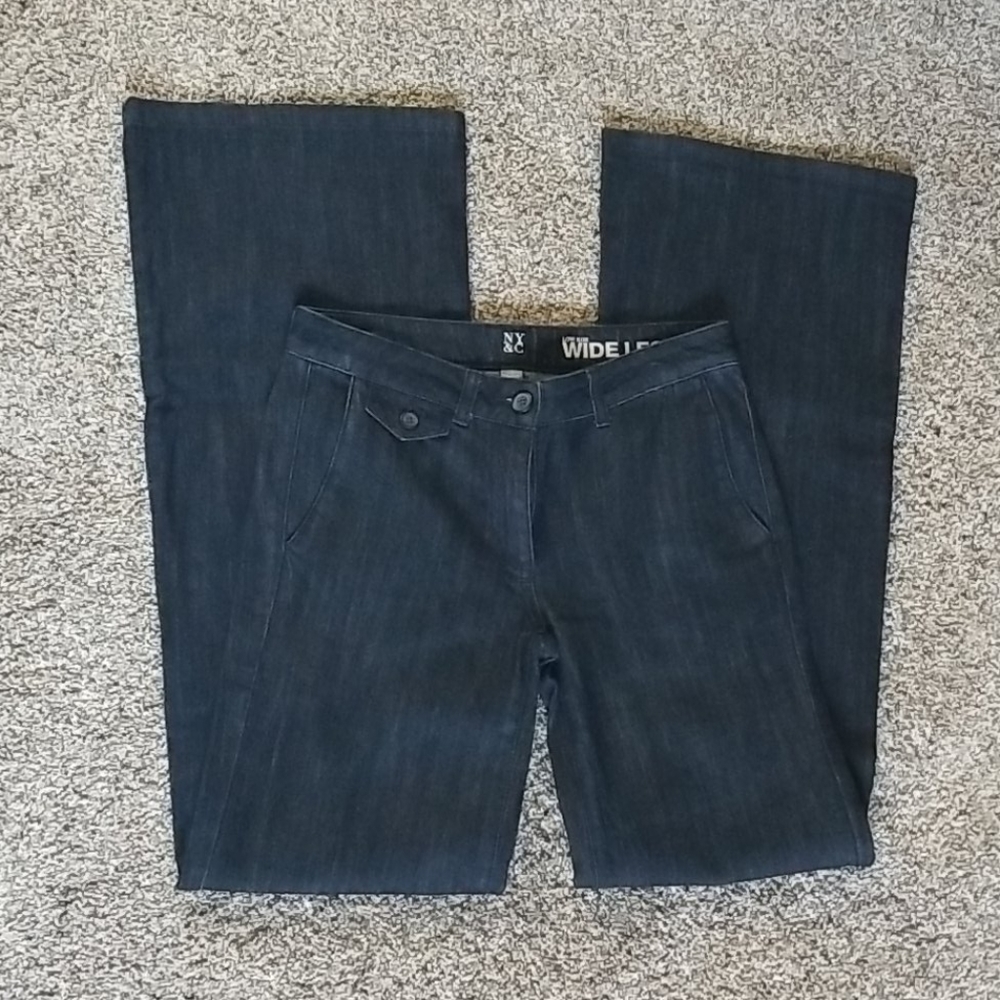 Y2K NY&CO wide leg trouser jeans